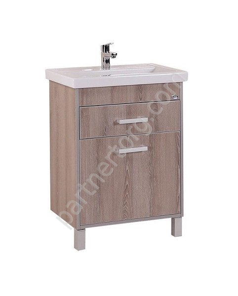 Натали 60.13 тумба для ванной комнаты Оника с умывальником Фостер 60