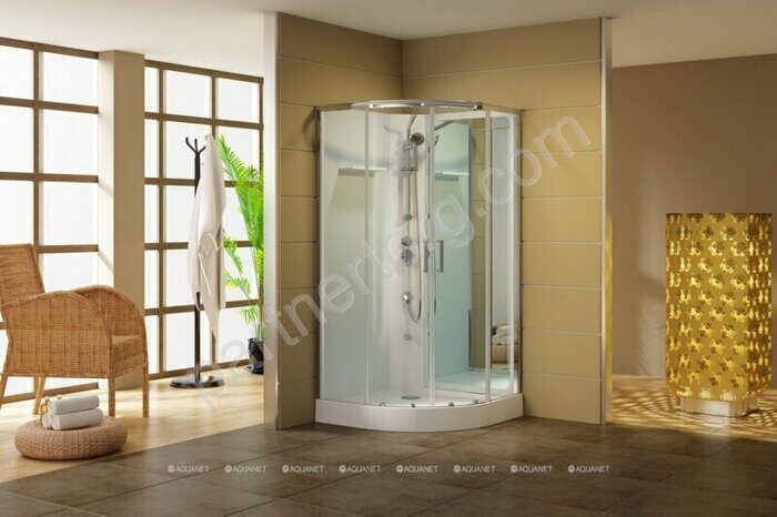Passion R 2.0 душевая кабина 90х90см прозрачное стекло Aquanet