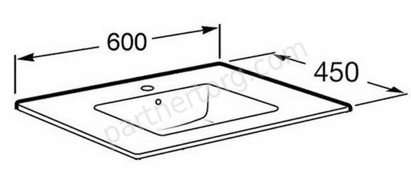 Victoria Nord  60 белый тумба для ванной комнаты под раковину Roca