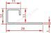 Tile Trim Silver вставка полированная Juliano 11х12мм SB016-1S-11H