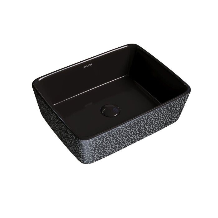 Grossman GR-3016BBL накладная раковина черная