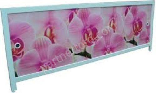 Дикая орхидея Ультралегкий Арт экран под ванну пластик 1,48 м,  1,68м