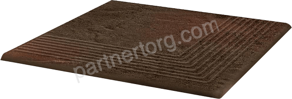 Semir Brown Stopnica Narozna плитка клинкерная ступень угловая 30х30 Paradyz Ceramics