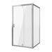 Niagara NG-63-10A-A70, душевое ограждение, дверь распашная, 100х70х195 см, прозрачное стекло 6 мм, профиль хром