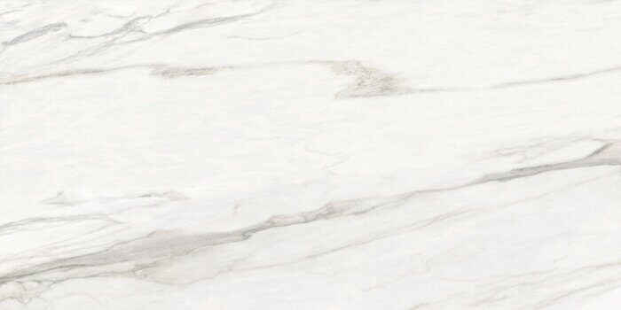 Calacatta Monsoon Delacora керамогранит белый матовый sugar-эффект 120х60см