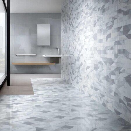 изображение Керамогранитная мозаика в ванной комнате