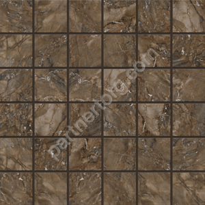 Bernini Dark Brown BR04 темно-коричневый неполированный керамогранит 30х30см Estima Мозаика