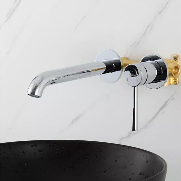 Gappo G1206 смеситель для раковины встраиваемый, хром