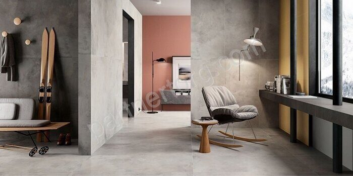 Millennium Silver натуральный керамогранит серый Italon 60х120х0,9см