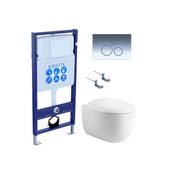 Set Aquatek Альтаир комплект рама INS-0000012, крепление KKI-0000002, унитаз AQ1980-00 и клавиша смыва KDI-0000018