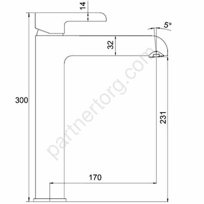 Gappo G1003-16 смеситель для раковины черный