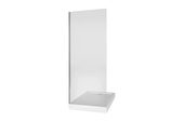 Puerta SP-100-C-CH боковая панель 100 см, стекло прозрачное, профиль хром