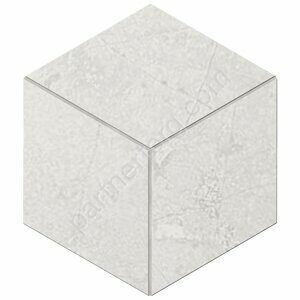 Marmulla Cube Grey MA01 серый полированный керамогранит 25х29см Estima Мозаика