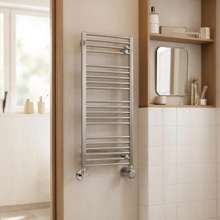 изображение электрического полотенцесушителя в ванной комнате