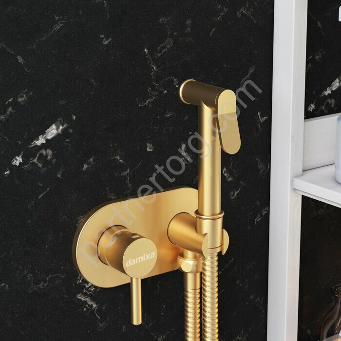 смеситель монтируемый в стену, с гиг.душем, бронза 214000000 Option