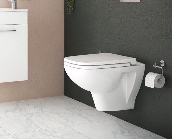 Комплект подвесного унитаза S20 Vitra с инсталляцией и кнопкой, сиденье микролифт