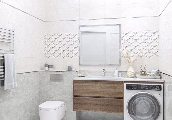 Sens AltaCera декоративная вставка глянцевая 25х50см