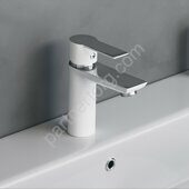 Origin Elegance смеситель для умывальника без дк белый 840210000