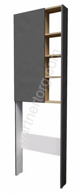 Gaula 60Н 1д шкаф напольный черный