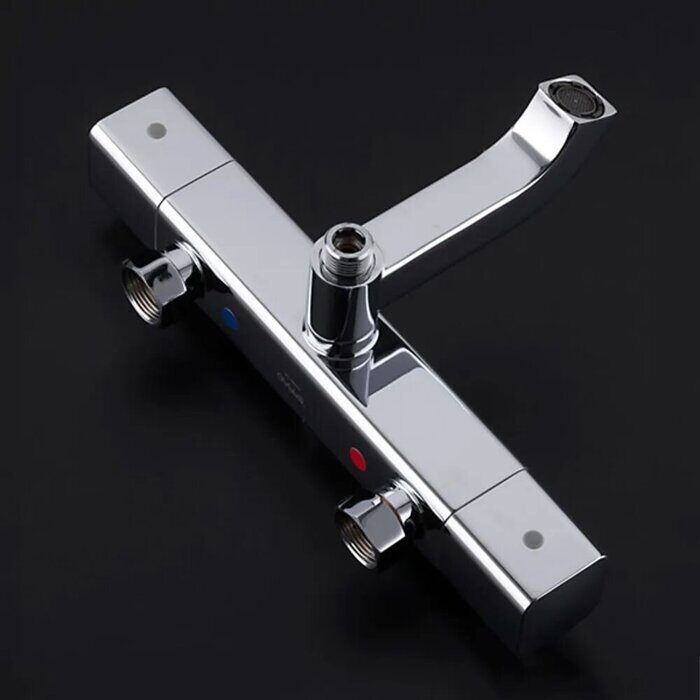 Gappo G2491 душевая систаема с верхним душем с термостатом хром