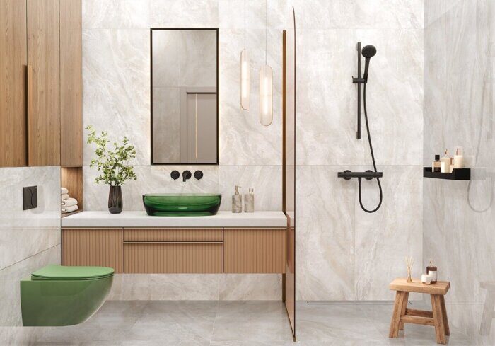 Jast Beige New Trend керамогранит бежевый полированный 120х60см