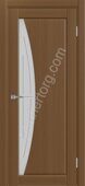 Сицилия 722.21 линии межкомнатная дверь орех NL со стеклом мателюкс