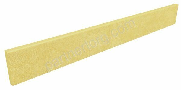 Spectrum Yellow SR04 желтый неполированный керамогранит 7х60см Estima Плинтус