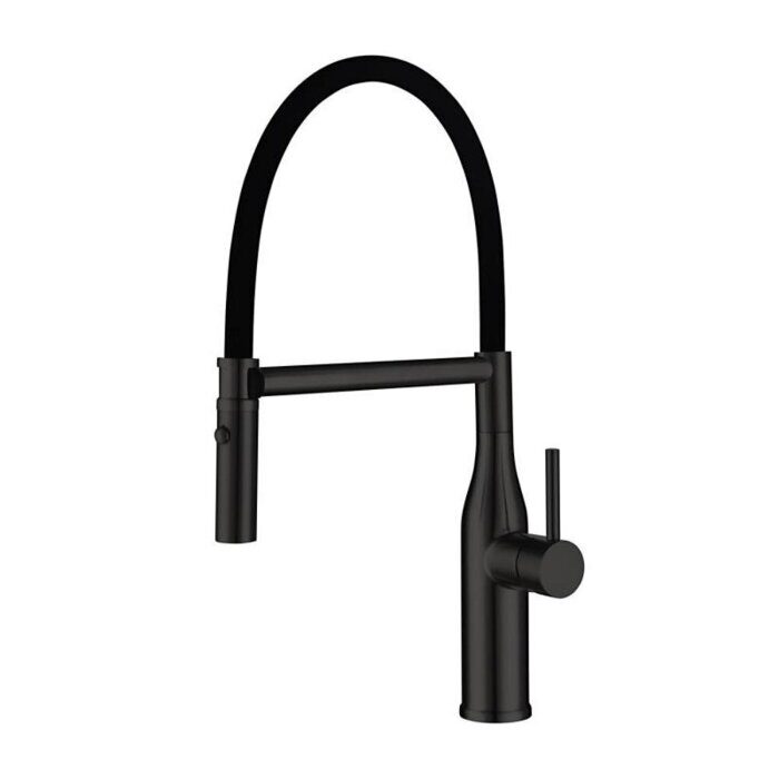 Gappo G4098-26 смеситель для кухни с гибким изливом черный