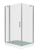 Pandora WCD130*90 душевой уголок 130x90 см, стекло прозрачное, профиль хром