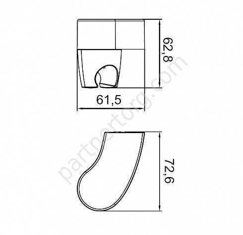 Iddis держатель для душевой лейки 040CP00I53