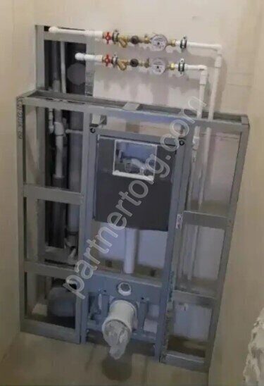 Инкоэр Тип2б-di инсталляция 40см для подвесного унитаза с клавишей смыва белая