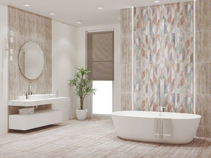 Shabby Beige настенная плитка коричневая матовая 31х63см Azori