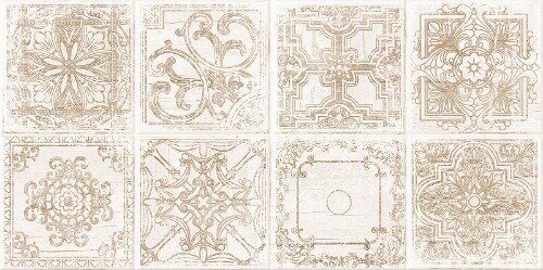 Village Patchwork AltaCera бежевая настенная плитка матовая 24,9х50см