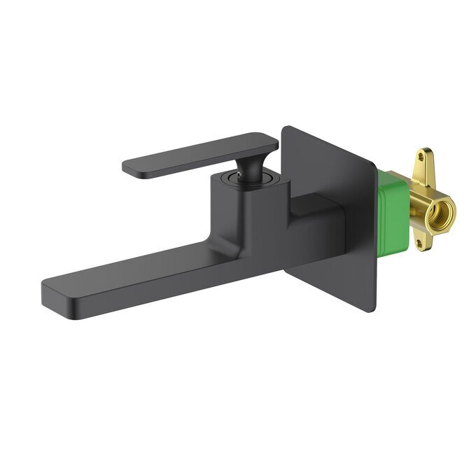 Torne Timo 4372/03SM чёрный смеситель для раковины встроенный