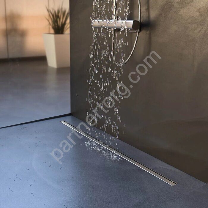 Veconi Slim-line 600 мм душевой трап щелевой,  хром