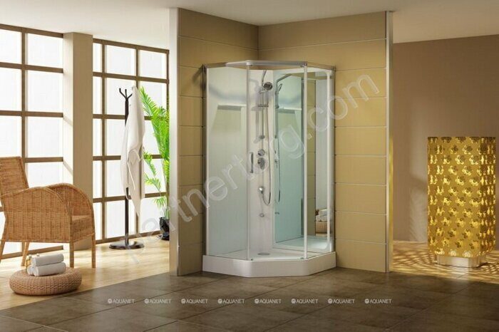 Passion P 2.0 душевая кабина 90х90см прозрачное стекло Aquanet