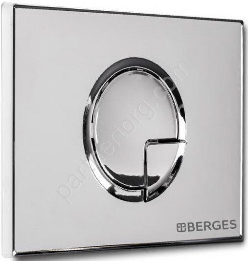 Berges Novum R3 хром глянец клавиша для инсталляции