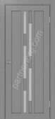 Турин 551.121 межкомнатная дверь серый со стеклом мателюкс