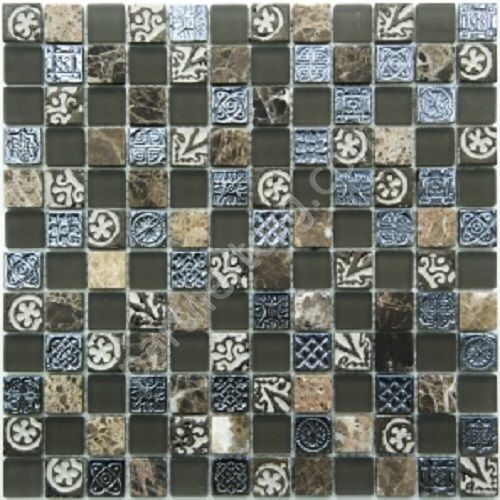 Зеленая стеклянная мозаика Exclusive series S-835