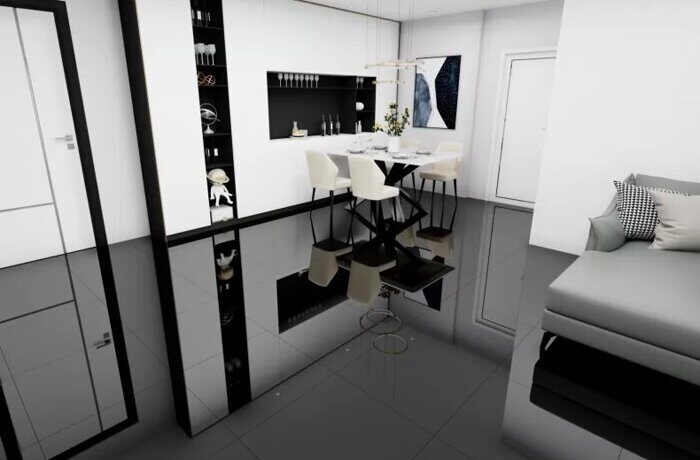 Super Black Polished керамогранит полированный Velsaa Duna 60х60см