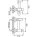 Frap F7503-6 смеситель с гигиеническим душем, чёрный