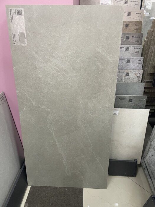 Archie Grey Pro серый матовый керамогранит R10GR STR 120x60см Laparet