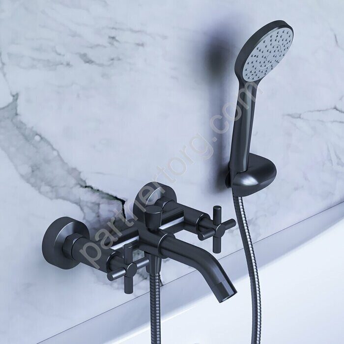 Eclipse Graphite душевой набор: 100 мм, 1ф, наст. держатель, шланг 1,5м 914510000