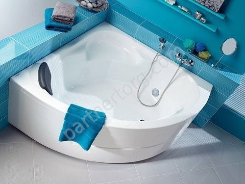 Канны 150х150см угловая акриловая ванна Santek