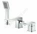 HB80615 смеситель врезной на борт ванны 3 отверстия хром Haiba