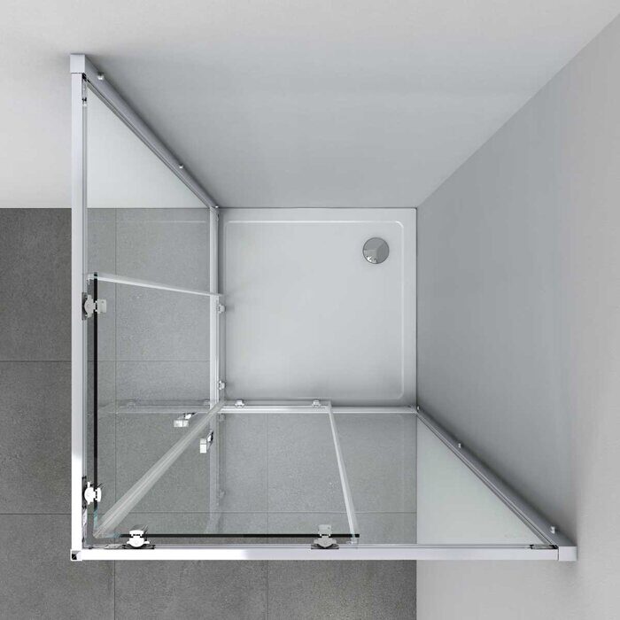 Vincea Alpha VSS-3AL900CLB, душевой уголок 90х90х190 см, стекло прозрачное, профиль черный