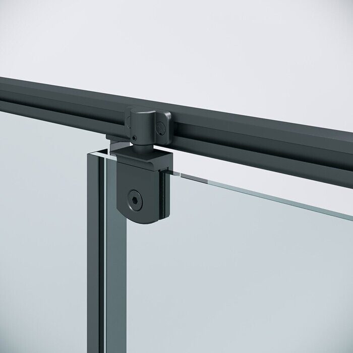 Niagara Nova NG-35-9AGR дверь в нишу распашная 90х195см, профиль графит