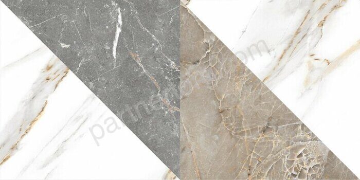 Capella Геометрия плитка облицовочная глянцевая Global Tile 50х25см