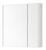 Беверли 80 см зеркальный шкаф подвесной белый для ванной комнаты Aquaton