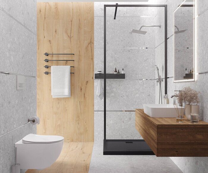 Matrix светло-серый матовый керамогранит 59,70x119,70см Laparet K952681R0001LPER